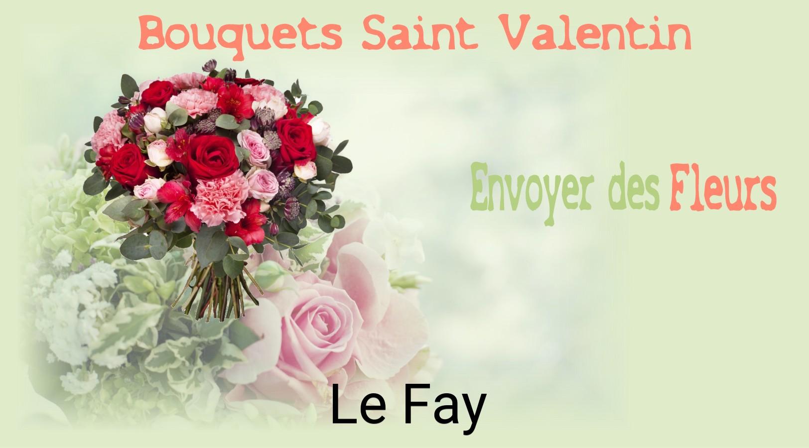 Roses de Saint-Valentin livrées à Le Fay